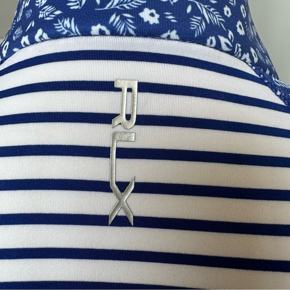 Ralph Lauren RLX UV Protection Wicking Mini Island Daisy PGA Golf 1/4 Zip Medium - Picture 7 of 8